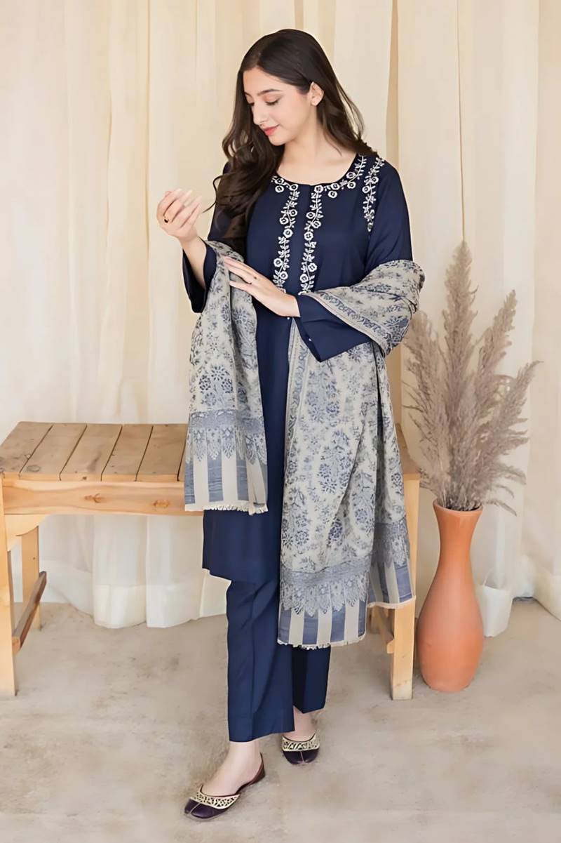 Fcc-841 Blue lawn three piece suit