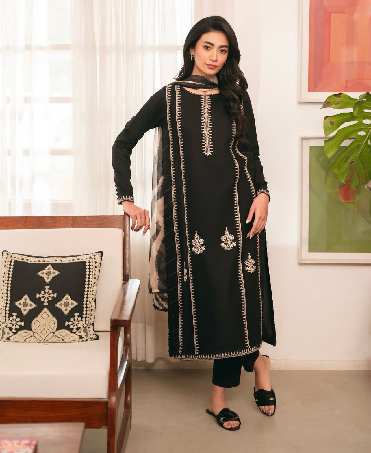 Zara Shahjahan – Embroidered Lawn 3PC – Summer Collection 2025
