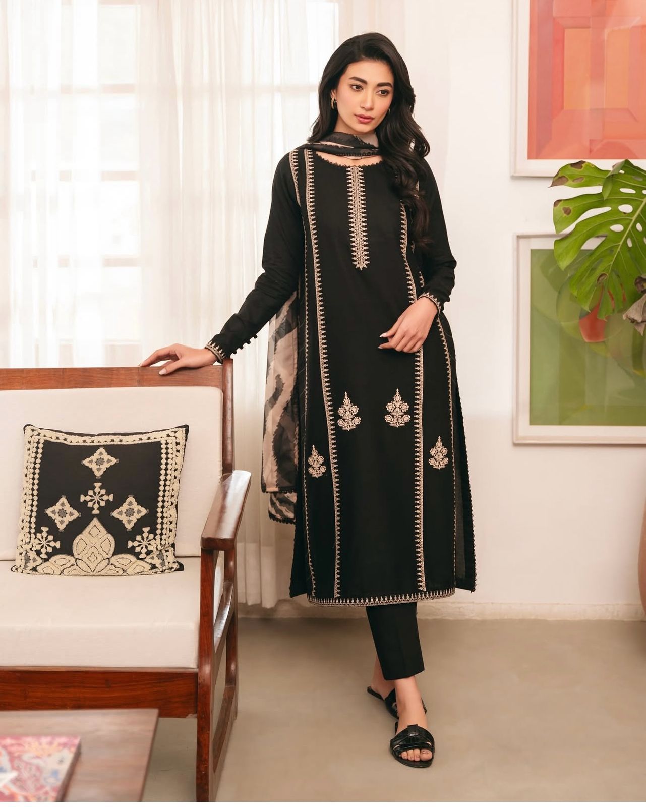 Zara Shahjahan – Embroidered Lawn 3PC – Summer Collection 2025