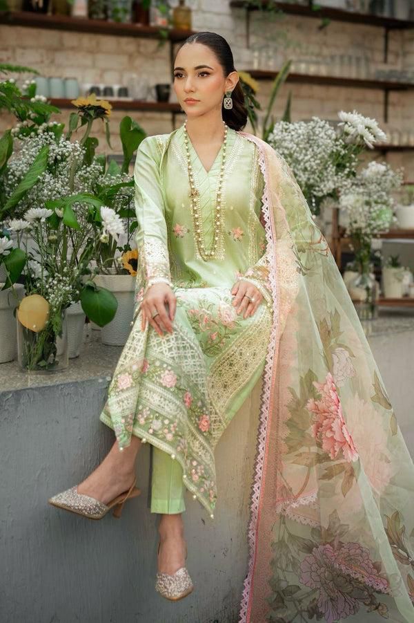 Zara Shahjahan – Embroidered Lawn 3PC – Summer Collection 2025