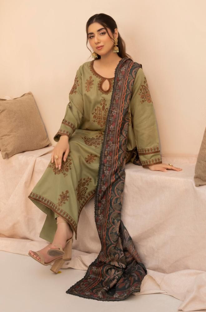 Zara Shahjahan – Embroidered Lawn 3PC – Summer Collection 2025