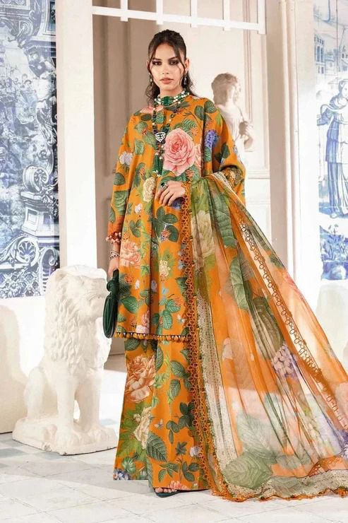 Maria-B D-04 Printed three  piece