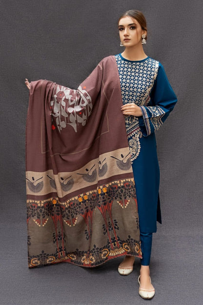 Urge D # 55 -01 | 3PC Luxury Lawn | Digital Printed Swiss Lawn Dupatta