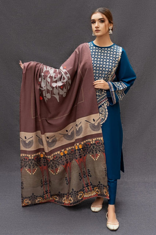 Urge D # 55 -01 | 3PC Luxury Lawn | Digital Printed Swiss Lawn Dupatta