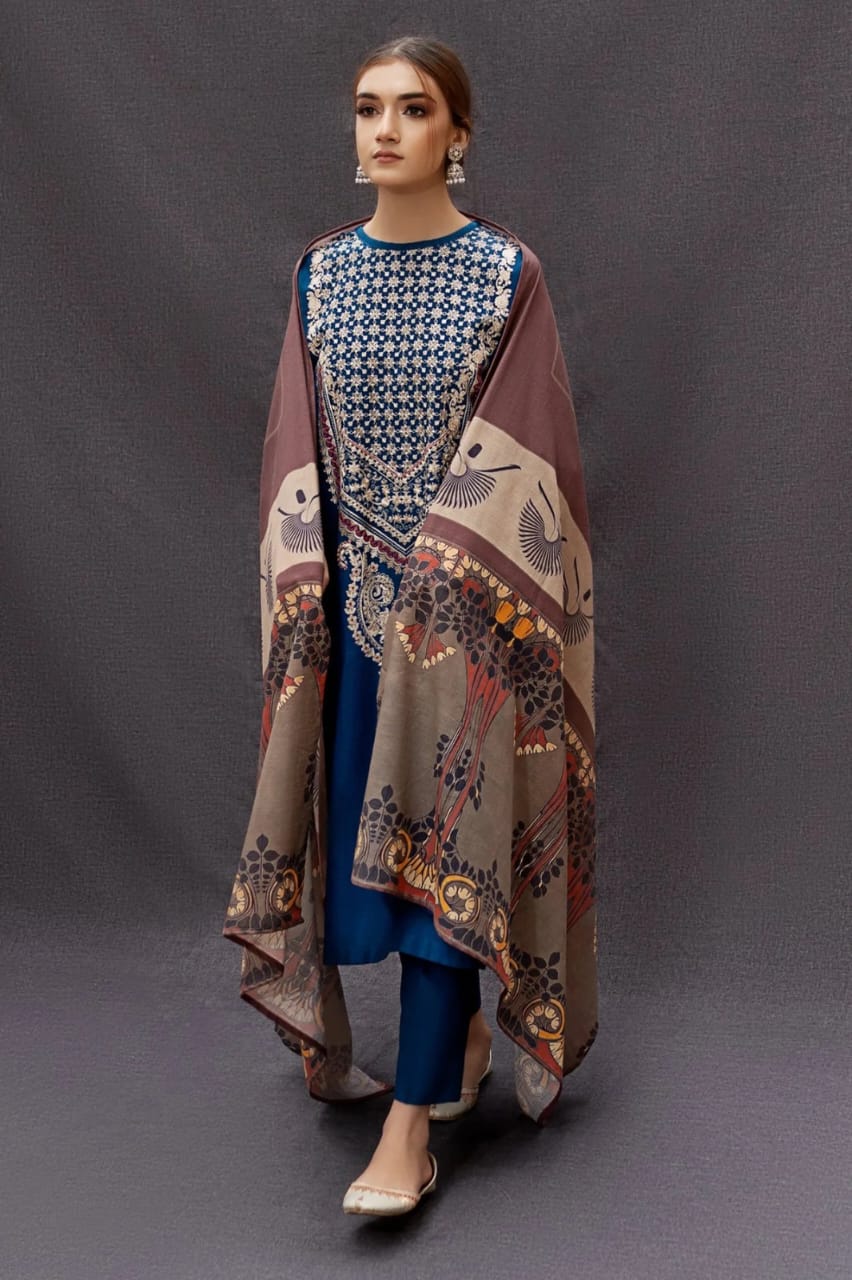 Urge D # 55 -01 | 3PC Luxury Lawn | Digital Printed Swiss Lawn Dupatta