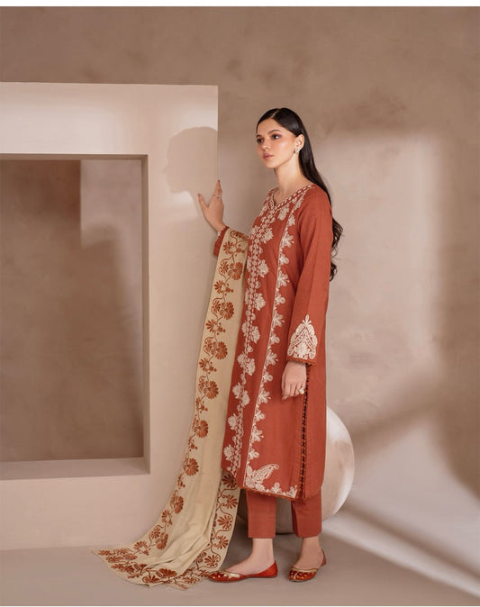 Zara Shahjahan – Embroidered Lawn 3PC – Summer Collection 2025