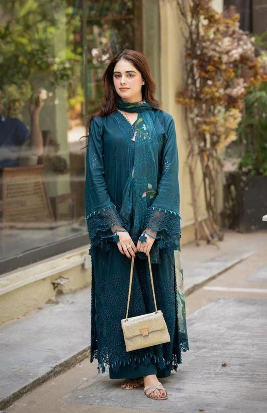 Zara Shahjahan – Embroidered Lawn 3PC – Summer Collection 2025