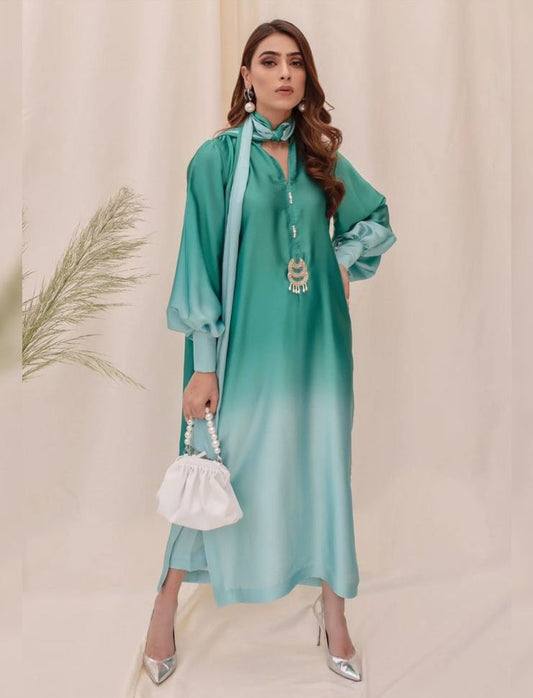 LULUSAR Silk 3PC Digital Printed ,SK-3107