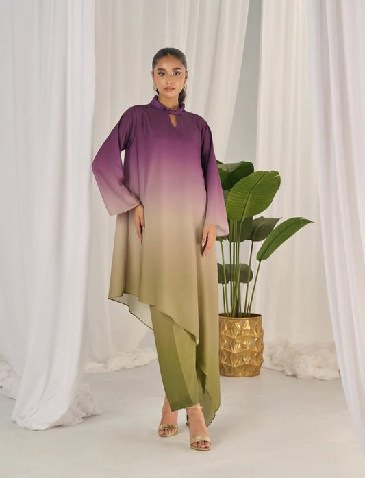 LULUSAR Silk 3PC Digital Printed ,SK-3110