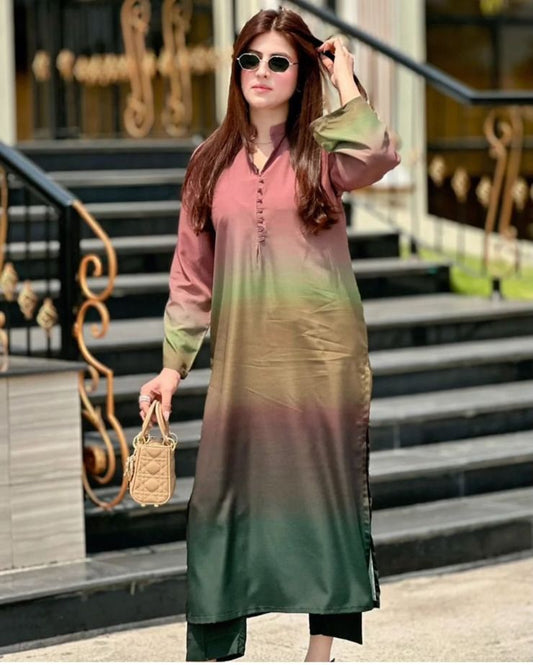 LULUSAR Silk 3PC Digital Printed ,SK-3120