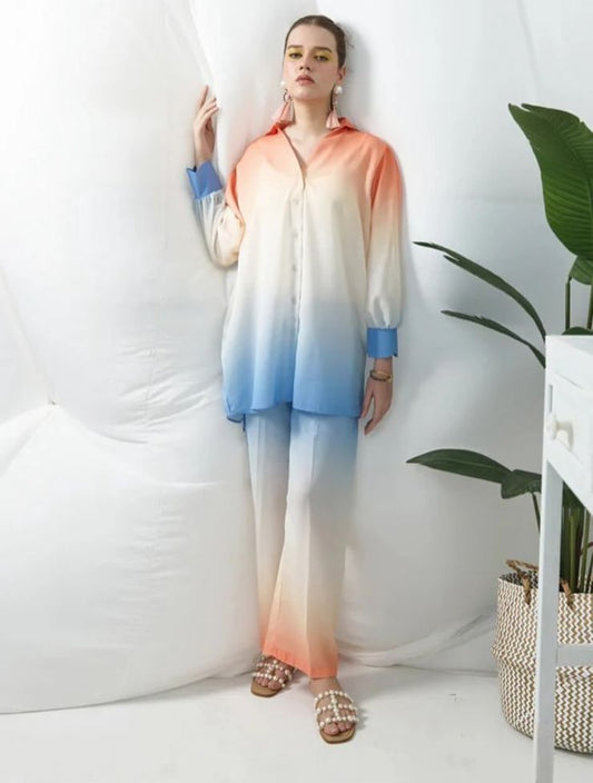 LULUSAR Silk 3PC Digital Printed ,SK-3121