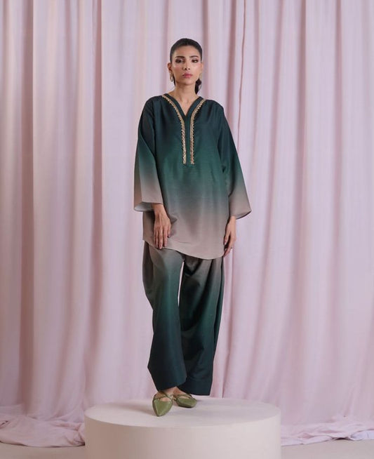 LULUSAR Silk 3PC Digital Printed ,SK-3122