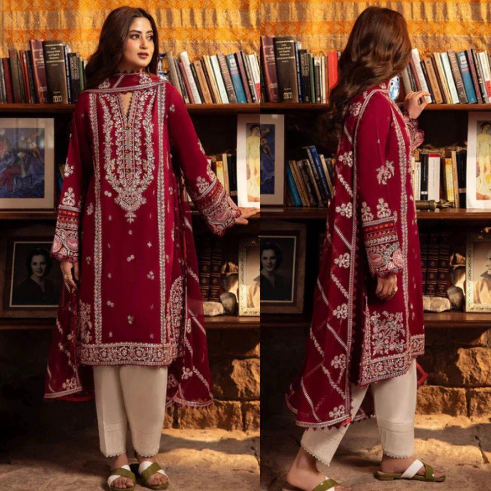 Zara Shahjahan – Gul-e-Rang Embroidered Lawn 3PC – Summer Collection 2025