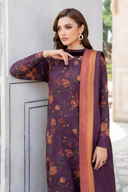 SAPPHIRE -3PC KARANDI  Bana Dori Printed  Shirt With Printed Duppta -SAF 5031
